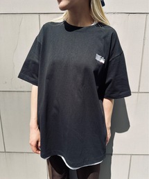 FIRST DOWN(t@[Xg_E)FIRST DOWN USA / LOGO S/S TEE / F801042(TVc/Jbg\[)