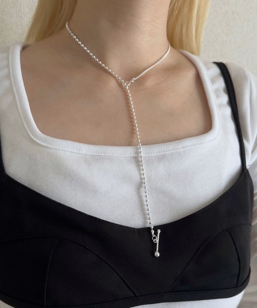 whoseA(フーシー)の「【silver925】CombichainNecklace/コンビチェーンネックレス(ネックレス・レディース・シルバー・FREE)」の5枚目の写真