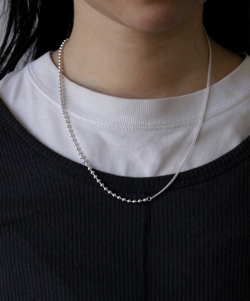 whoseA(フーシー)の「【silver925】CombichainNecklace/コンビチェーンネックレス(ネックレス・レディース・シルバー・FREE)」の10枚目の写真