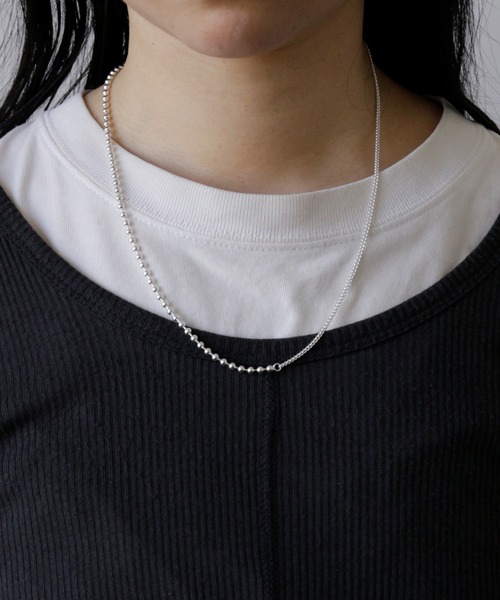 whoseA(フーシー)の「【silver925】CombichainNecklace/コンビチェーンネックレス(ネックレス・レディース・シルバー・FREE)」の13枚目の写真