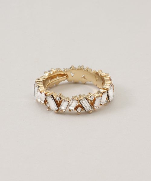 Kenneth Jay Lane/ケネス ジェイ レーン ROUND CRYSTAL RING リング