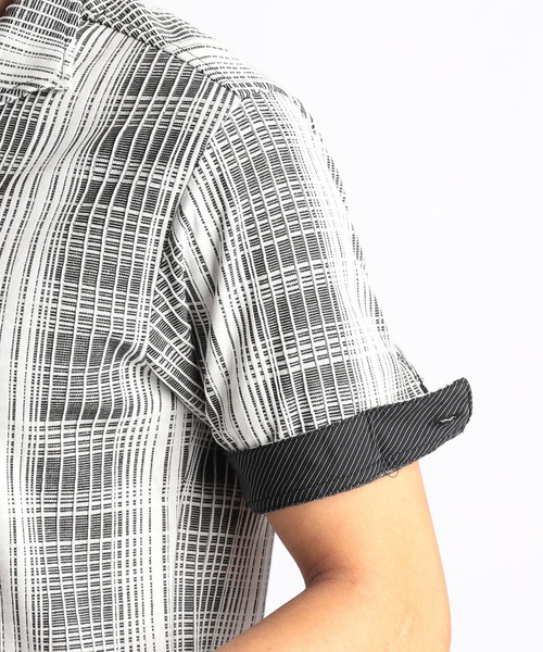 NICOLE CLUB FOR MEN（ニコルクラブフォーメン）の「ブリスターチェックスタンドポロシャツ（ポロシャツ・メンズ・ブラック系/ホワイト系3/ホワイト系2/ホワイト系1・XX-LARGE/X-LARGE/LARGE/MEDIUM）」の14枚目の写真