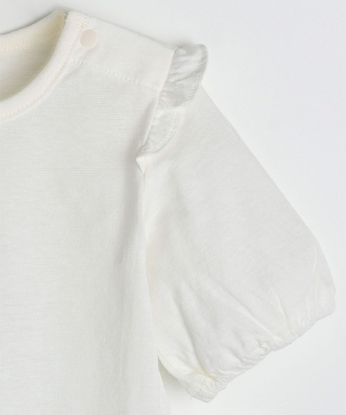 moimoln(モイモルン)の「【2点セット】ブルーフラワーカバーオール(ロンパース・キッズ・ブルー・70cm/80cm/90cm)」の4枚目の写真