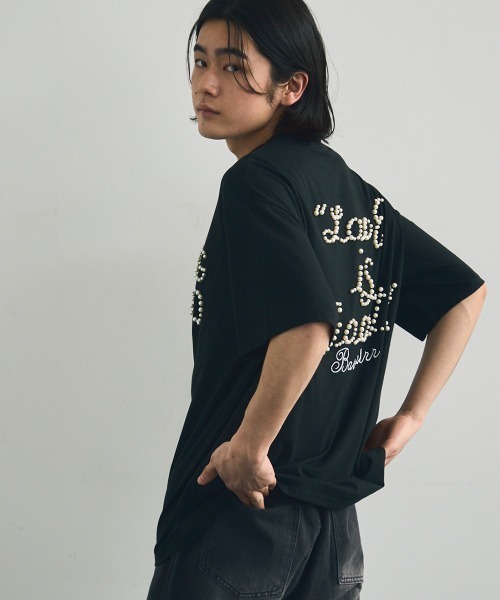 今季 美品Arpege story パール＆フォトTシャツ 今季 美品Arpege story パール＆フォトTシャツ パール&フォトT