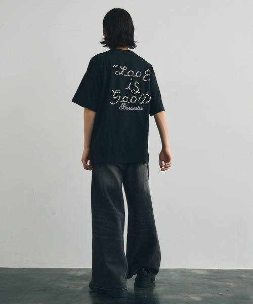 タイムセール　新品未使用 BOWTEカットソーTシャツ セール】Pearl design short sleeve T-shirt / パールデザイン