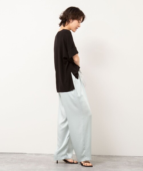 NOLLEY’S(ノーリーズ)の「【松葉☆別注アイテム】《セットアップ対応》エアリージョーゼットWカフスブラウス(シャツ/ブラウス・レディース・ホワイト/ブラック/チャコールグレー・38)」の18枚目の写真