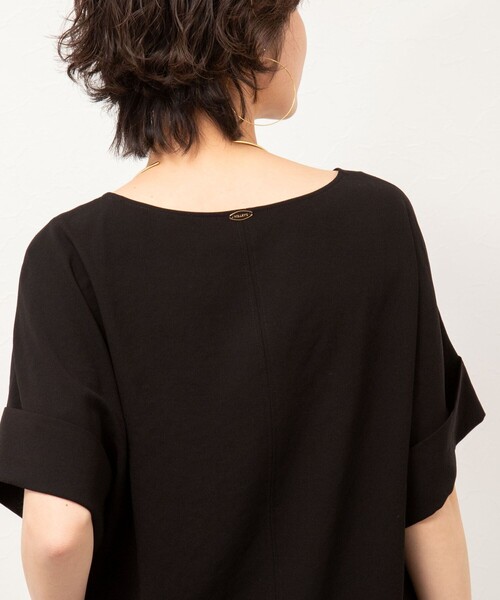 NOLLEY’S(ノーリーズ)の「【松葉☆別注アイテム】《セットアップ対応》エアリージョーゼットWカフスブラウス(シャツ/ブラウス・レディース・ホワイト/ブラック/チャコールグレー・38)」の21枚目の写真