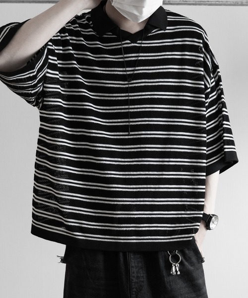 BREATH CROCHET LS GAME SHIRT メッシュシャツ BREATH CROCHET LS GAME SHIRT メッシュシャツ