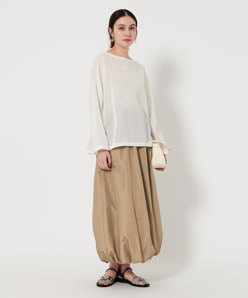 BEAUTY&YOUTH UNITED ARROWS（ビューティーアンドユースユナイテッドアローズ）の「【WEB限定】タフタ バルーンスカート -ウォッシャブル-（スカート・レディース・モカ/ネイビー/その他2/その他1・FREE）」の10枚目の写真