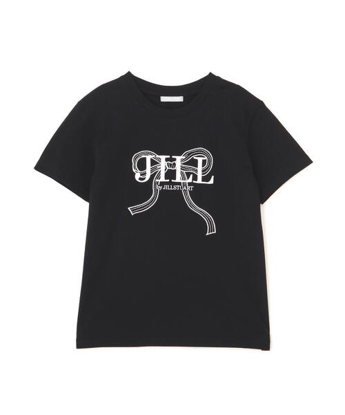 即納【JILL by JILL STUART☆人気 ビッグ リボン ロゴ Tシャツ ビッグリボンロゴ刺繍Tシャツ | JILL by JILL STUART（ジル バイ