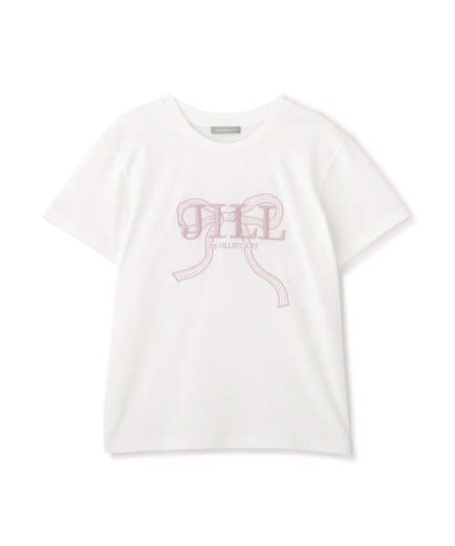 JILL by JILL STUART｜ビッグリボンロゴ刺繍Tシャツ | Rakuten