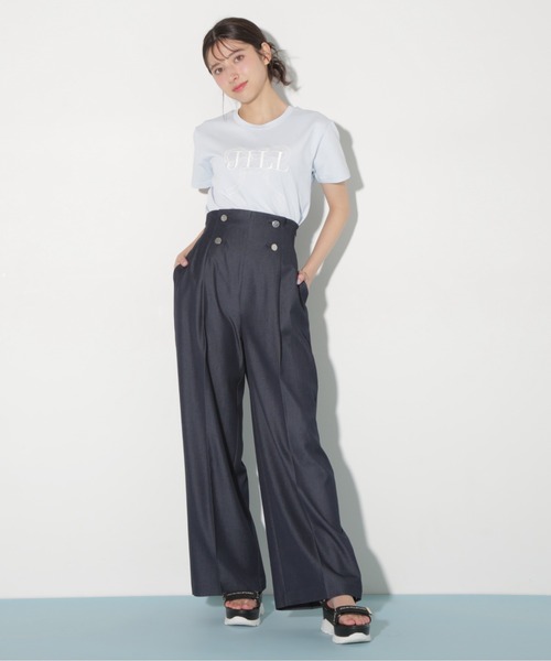 JILL by JILL STUART(ジルバイジルスチュアート)の「ビッグリボンロゴ刺繍Tシャツ(Tシャツ/カットソー・レディース・ブルー/ブラック/ホワイト/ホワイト系その他/ピンク・FREE)」の18枚目の写真