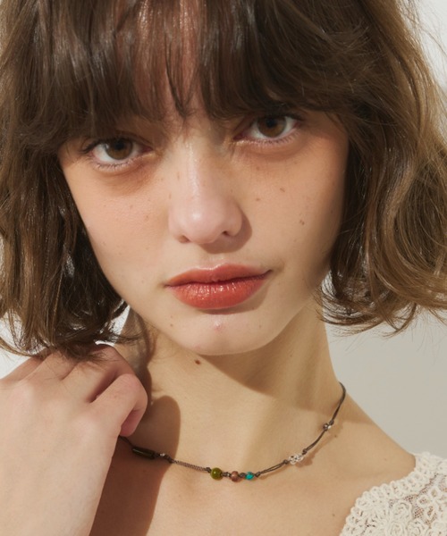 【Anita Berisha】Petite Mix Pearチョーカーネックレス ニアナ niana ビジューパール2連チョーカーネックレス 結婚式