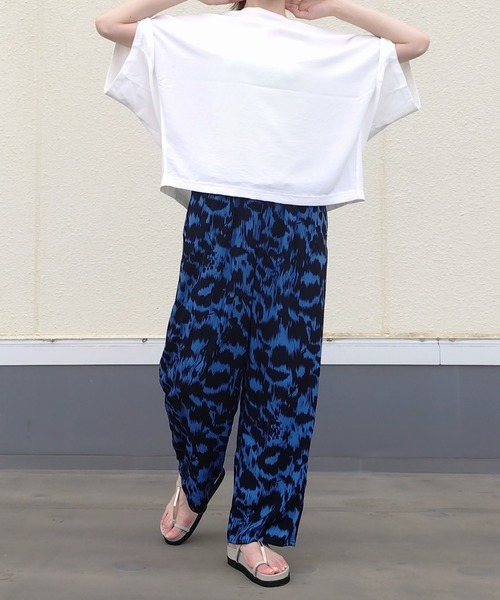 Q(キュー)の「USAコットンドルマンT(Tシャツ/カットソー・レディース・アイボリー/ブラック/ライトグリーン・MEDIUM)」の9枚目の写真