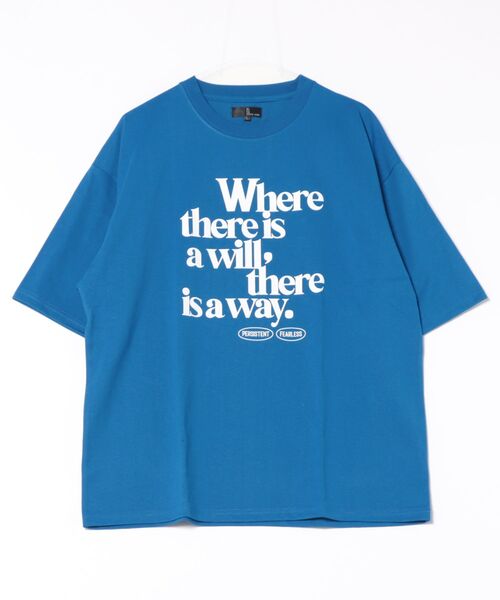 ZIP FIVE（ジップファイブ）の「レターロゴTEE(M1)（Tシャツ/カットソー・メンズ・キナリ/オートミール/イエロー/ブルー/ホワイト系1/ホワイト系2・MEDIUM/LARGE）」の5枚目の写真