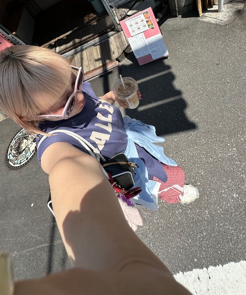 Alley Tokyo(アリートーキョー)の「レースラインチェックパンツ(その他パンツ・レディース・レッド/ブルー/ピンク/ブラウン・FREE)」の10枚目の写真