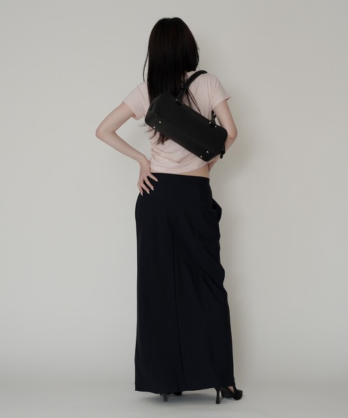 KINO THE KEI(キノザケイ)の「フィット刺繍Tシャツ KINO THE KEI(Tシャツ/カットソー・レディース・ホワイト/ブラック/ピンク/ベージュ系その他・フリー)」の10枚目の写真