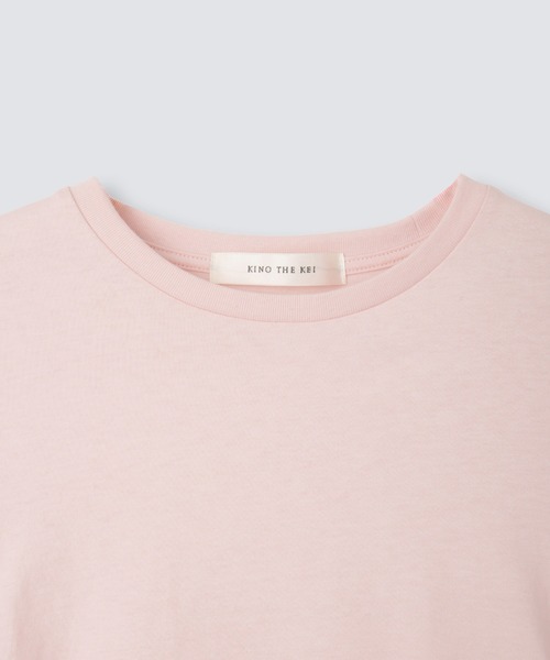 KINO THE KEI(キノザケイ)の「フィット刺繍Tシャツ KINO THE KEI(Tシャツ/カットソー・レディース・ホワイト/ブラック/ピンク/ベージュ系その他・フリー)」の20枚目の写真