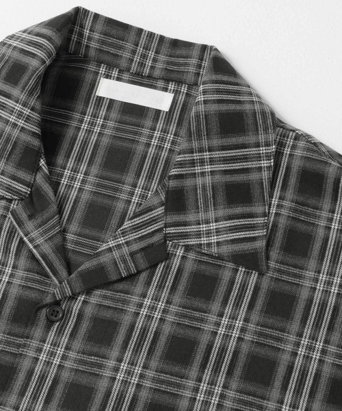 SENSE OF PLACE by URBAN RESEARCH（センスオブプレイスバイアーバンリサーチ）の「『ユニセックス』オンブレーチェックショートスリーブシャツ（シャツ/ブラウス・メンズ・ホワイト/ブラック/グリーン/ブルー・MEDIUM/LARGE）」の18枚目の写真