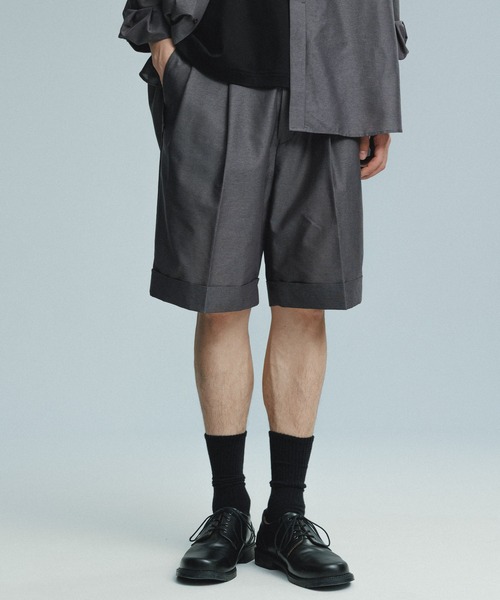 ADAM ET ROPE'(アダムエロペ)の「【ACT/アクト】超軽量 イージーショーツ / 速乾 / ストレッチ / イージーケア(その他パンツ・メンズ・ブラック/チャコールグレー・M/L)」の11枚目の写真