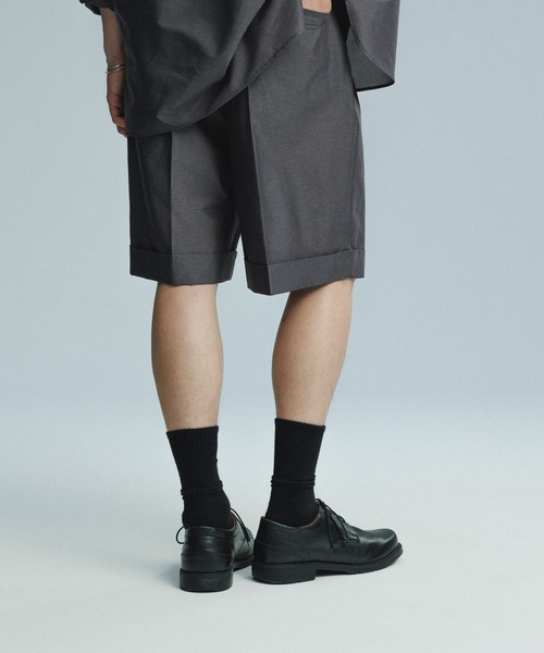 ADAM ET ROPE'(アダムエロペ)の「【ACT/アクト】超軽量 イージーショーツ / 速乾 / ストレッチ / イージーケア(その他パンツ・メンズ・ブラック/チャコールグレー・M/L)」の13枚目の写真