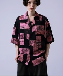 Crownor（クラウノアー）の「総柄 半袖 オープンカラーシャツ（シャツ/ブラウス）」
