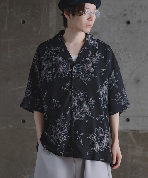 improves（インプローブス）の「総柄 半袖 オープンカラーシャツ（シャツ/ブラウス・メンズ・A/T/B/D/E/I/C/M/N/O/P/R/S・MEDIUM/LARGE）」の4枚目の写真