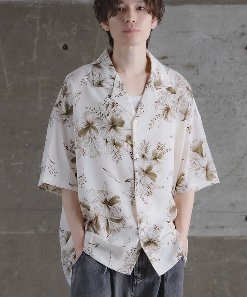 improves（インプローブス）の「総柄 半袖 オープンカラーシャツ（シャツ/ブラウス・メンズ・A/T/B/D/E/I/C/M/N/O/P/R/S・MEDIUM/LARGE）」の5枚目の写真