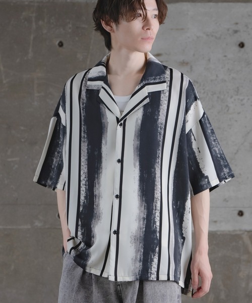 improves（インプローブス）の「総柄 半袖 オープンカラーシャツ（シャツ/ブラウス・メンズ・A/T/B/D/E/I/C/M/N/O/P/R/S・MEDIUM/LARGE）」の9枚目の写真