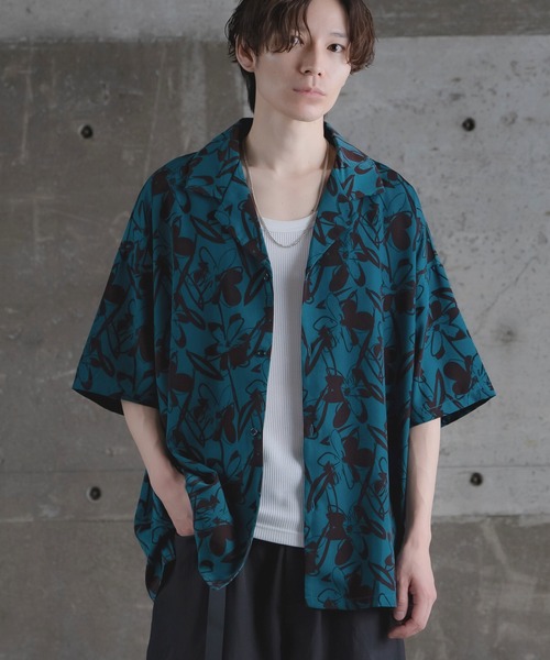 improves（インプローブス）の「総柄 半袖 オープンカラーシャツ（シャツ/ブラウス・メンズ・A/T/B/D/E/I/C/M/N/O/P/R/S・MEDIUM/LARGE）」の11枚目の写真