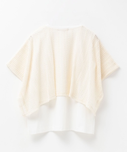 HusHusH（ハッシュアッシュ）の「HusHusH  ケープ風Tシャツ（Tシャツ/カットソー・レディース・ブラック/ベージュ/ホワイト・L/M）」の19枚目の写真