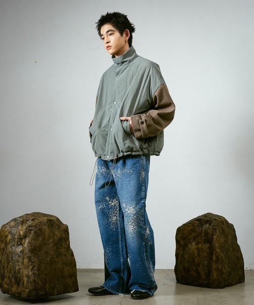 Dulcamara（ドゥルカマラ）の「グラニュールデニム6ポケットバギーPT-U（デニムパンツ・メンズ・インディゴブルー・0/2/1）」の2枚目の写真