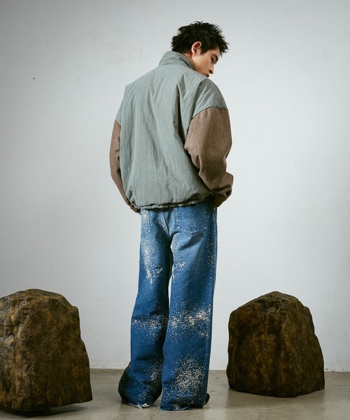 Dulcamara（ドゥルカマラ）の「グラニュールデニム6ポケットバギーPT-U（デニムパンツ・メンズ・インディゴブルー・0/2/1）」の3枚目の写真