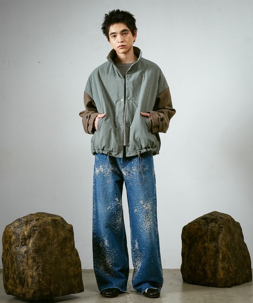 Dulcamara（ドゥルカマラ）の「グラニュールデニム6ポケットバギーPT-U（デニムパンツ・メンズ・インディゴブルー・0/2/1）」の4枚目の写真