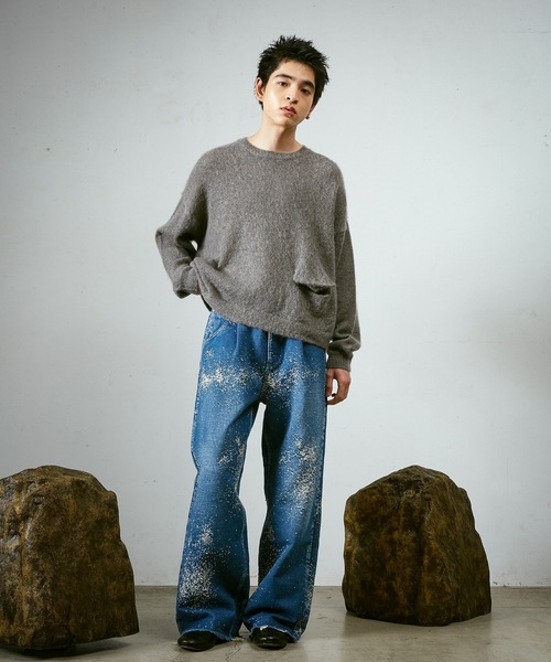 Dulcamara（ドゥルカマラ）の「グラニュールデニム6ポケットバギーPT-U（デニムパンツ・メンズ・インディゴブルー・0/2/1）」の6枚目の写真