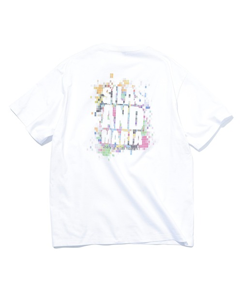 SILAS(サイラス)の「PIXCEL LOGO S/S TEE(Tシャツ/カットソー・メンズ・ホワイト/ネイビー/ブラック・M/L/XL)」の3枚目の写真