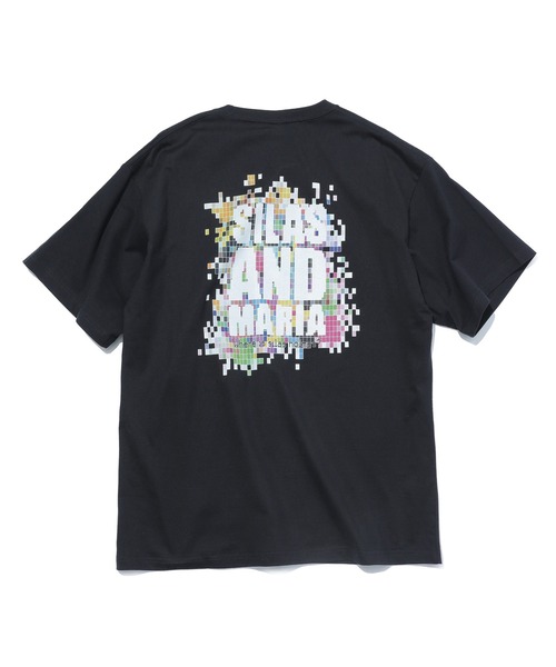 SILAS(サイラス)の「PIXCEL LOGO S/S TEE(Tシャツ/カットソー・メンズ・ホワイト/ネイビー/ブラック・M/L/XL)」の1枚目の写真