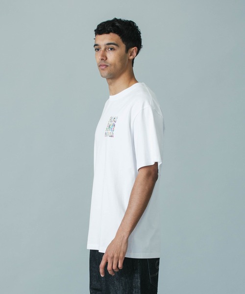 SILAS(サイラス)の「PIXCEL LOGO S/S TEE(Tシャツ/カットソー・メンズ・ホワイト/ネイビー/ブラック・M/L/XL)」の8枚目の写真