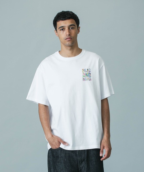 SILAS(サイラス)の「PIXCEL LOGO S/S TEE(Tシャツ/カットソー・メンズ・ホワイト/ネイビー/ブラック・M/L/XL)」の9枚目の写真