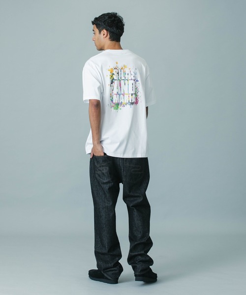 SILAS(サイラス)の「PIXCEL LOGO S/S TEE(Tシャツ/カットソー・メンズ・ホワイト/ネイビー/ブラック・M/L/XL)」の10枚目の写真
