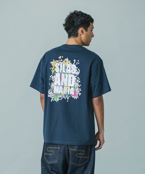 SILAS(サイラス)の「PIXCEL LOGO S/S TEE(Tシャツ/カットソー・メンズ・ホワイト/ネイビー/ブラック・M/L/XL)」の12枚目の写真