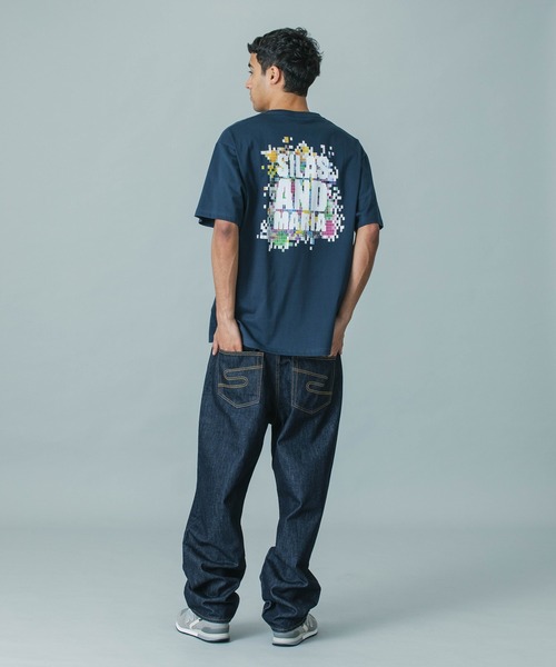 SILAS(サイラス)の「PIXCEL LOGO S/S TEE(Tシャツ/カットソー・メンズ・ホワイト/ネイビー/ブラック・M/L/XL)」の14枚目の写真