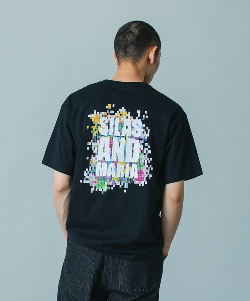 SILAS(サイラス)の「PIXCEL LOGO S/S TEE(Tシャツ/カットソー・メンズ・ホワイト/ネイビー/ブラック・M/L/XL)」の16枚目の写真