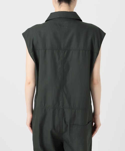 Le Minor（ルミノア）の「《NOBLE別注》LE MINOR/ルミノア COMBINAISON（つなぎ/オールインワン・レディース・カーキ・X-SMALL）」の17枚目の写真