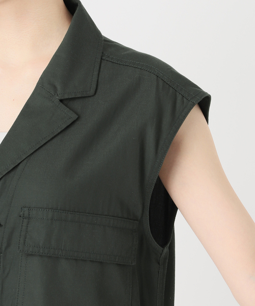 Le Minor（ルミノア）の「《NOBLE別注》LE MINOR/ルミノア COMBINAISON（つなぎ/オールインワン・レディース・カーキ・X-SMALL）」の18枚目の写真