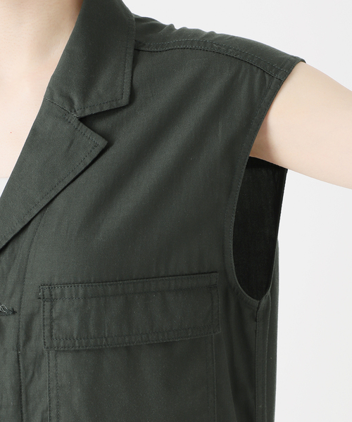 Le Minor（ルミノア）の「《NOBLE別注》LE MINOR/ルミノア COMBINAISON（つなぎ/オールインワン・レディース・カーキ・X-SMALL）」の19枚目の写真