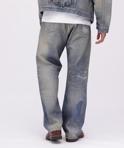AVIREX（アヴィレックス）の「《TFQP》BUCKLE BUCK DENIM PANTS "50YEARS WASH" / バックルバック デニムパンツ / AVIREX / アヴィレックス（デニムパンツ・メンズ・その他6・30/28/36/32/34）」の3枚目の写真