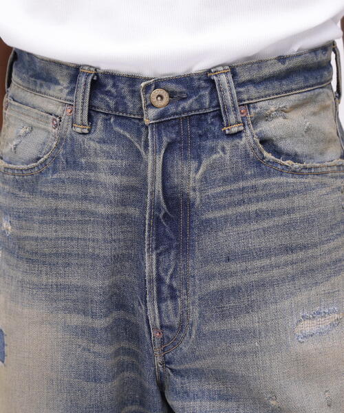 AVIREX（アヴィレックス）の「《TFQP》BUCKLE BUCK DENIM PANTS "50YEARS WASH" / バックルバック デニムパンツ / AVIREX / アヴィレックス（デニムパンツ・メンズ・その他6・30/28/36/32/34）」の8枚目の写真