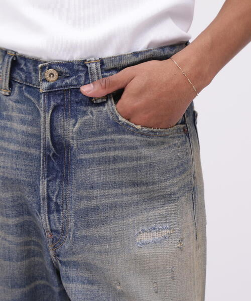 AVIREX（アヴィレックス）の「《TFQP》BUCKLE BUCK DENIM PANTS "50YEARS WASH" / バックルバック デニムパンツ / AVIREX / アヴィレックス（デニムパンツ・メンズ・その他6・30/28/36/32/34）」の9枚目の写真