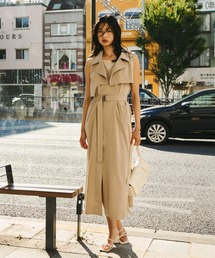 UNITED TOKYO（ユナイテッドトウキョウ）の「【3WAY】イレギュラーベストSETワンピース｜細見え/ウォッシャブル/夏服（ワンピース）」